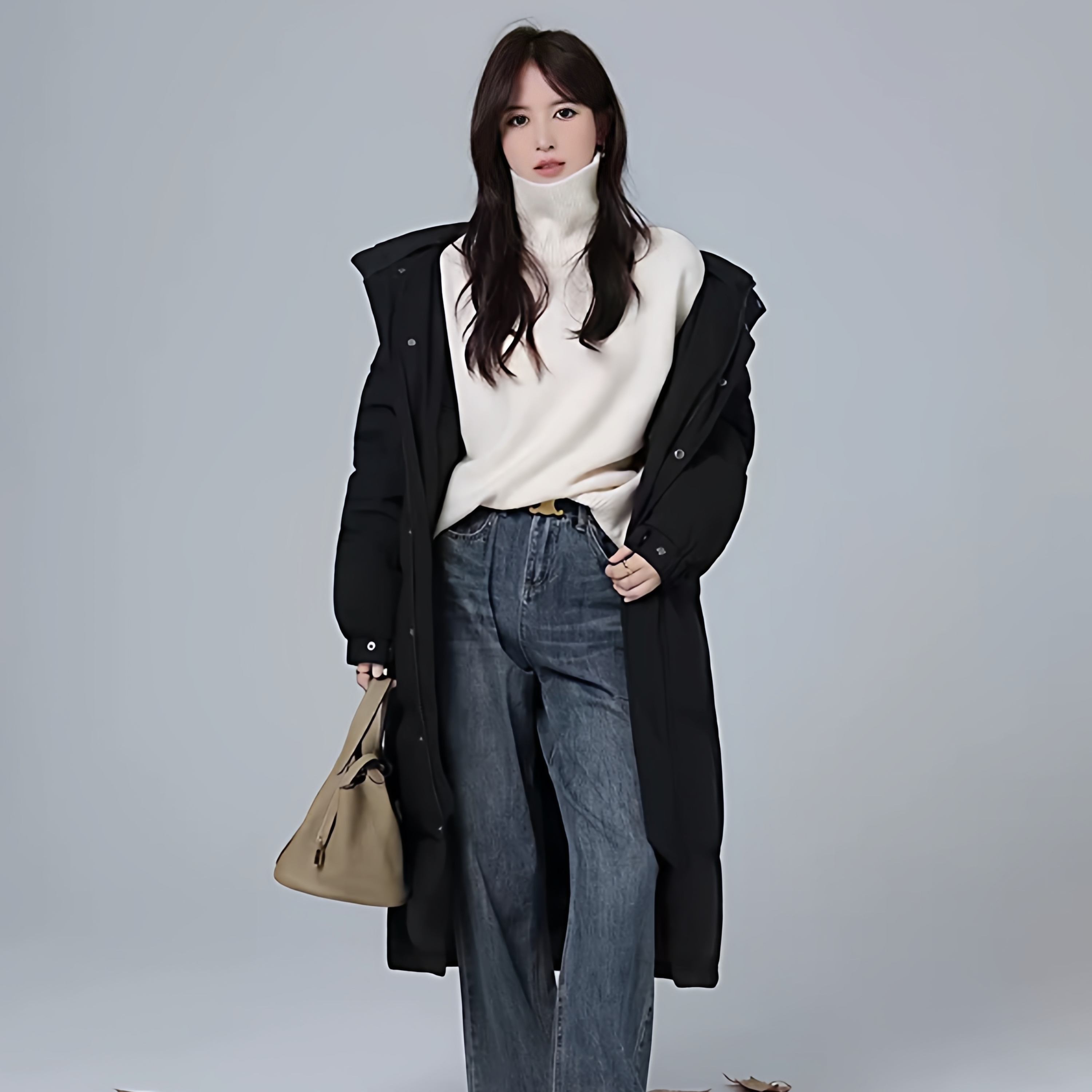 亮世秋羽绒服【断码清仓】长男女超长过膝冬季加厚宽松情侣中戏