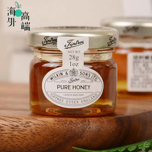 缇树纯蜂蜜果酱28g*72瓶整箱 英国进口Tiptree结婚婚礼伴手礼喜蜜