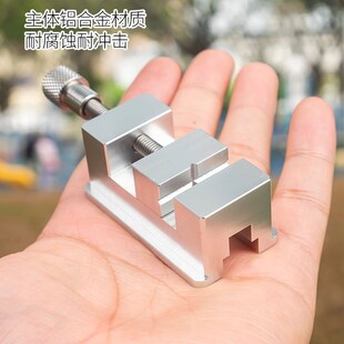 迷你台钳QGG精密平口钳CNwC钻铣夹具手动台虎钳小型磨床直角批士