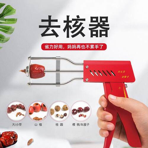家用红枣大小枣核去胡器樱桃山楂挖核心小工具不锈钢多功能去核器