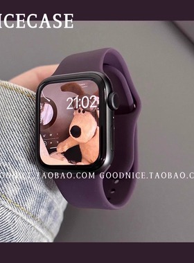 高级感紫色适用红米watch6/5手表表带运动硅胶反扣Redmi Watch4/3/2表带男女款小米手环9pro腕带新款夏天原装