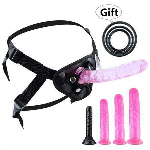 Huge Dildo Strap-On Adjustable Suction Cup Dildo for Anal St-封面