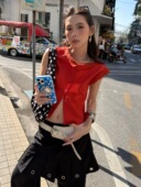 花边V领花边彩色衬衫 「 26C012 」 MMFISH 1.14 春夏新品