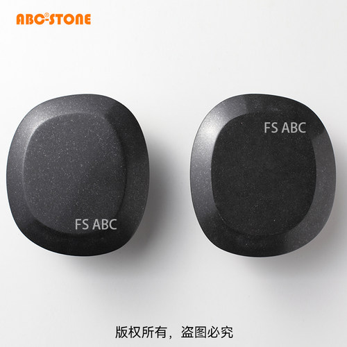 FS.ABC经典款津巴布韦黑天然石材玻璃门拉手木门服装店酒店定制刻