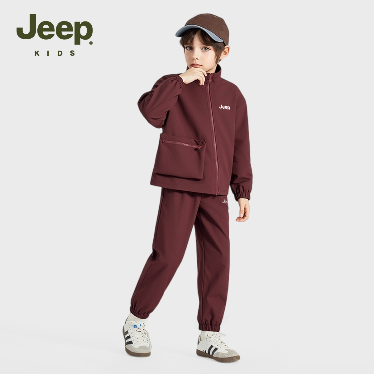 Jeep吉普童装男童户外运动套装