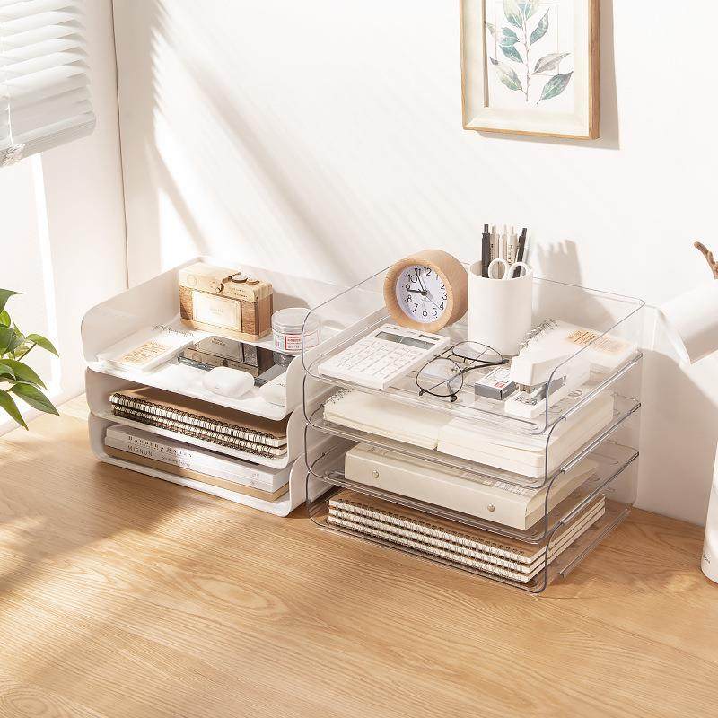 拉车套罩书房办公桌桌面文件文具收纳盒办公室桌上试卷置物架叠加,户外/登山/野营/旅行用品,户外桌子,淘宝优惠券,粉丝福利购,淘宝优惠卷