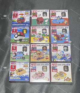 TOMY多美卡卡通系列来动人偶车 绝版 新标合金车模日版 全新未开