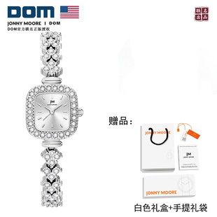 DOM联名JM腕表 轻奢简约ins气质手链石英女表J1902