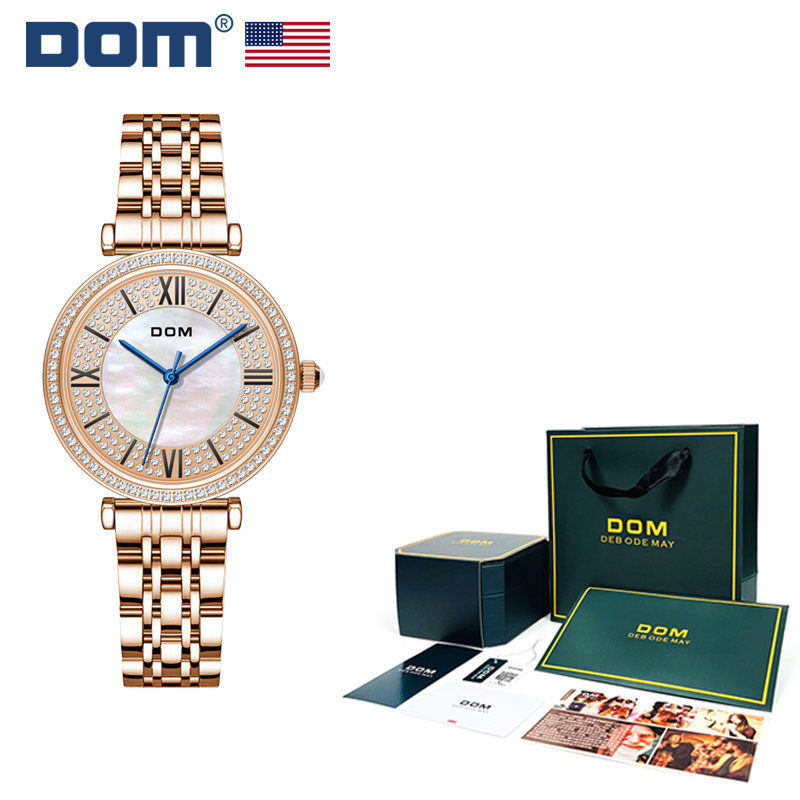 DOM腕表 轻奢小众皮带复古高级感品牌ins风小表盘 G-1366G-9M属于什么档次？