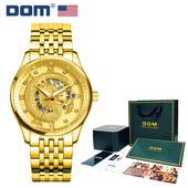龙腾四海全自动机械男士 DOM腕表 坚守139道生产工序 手表