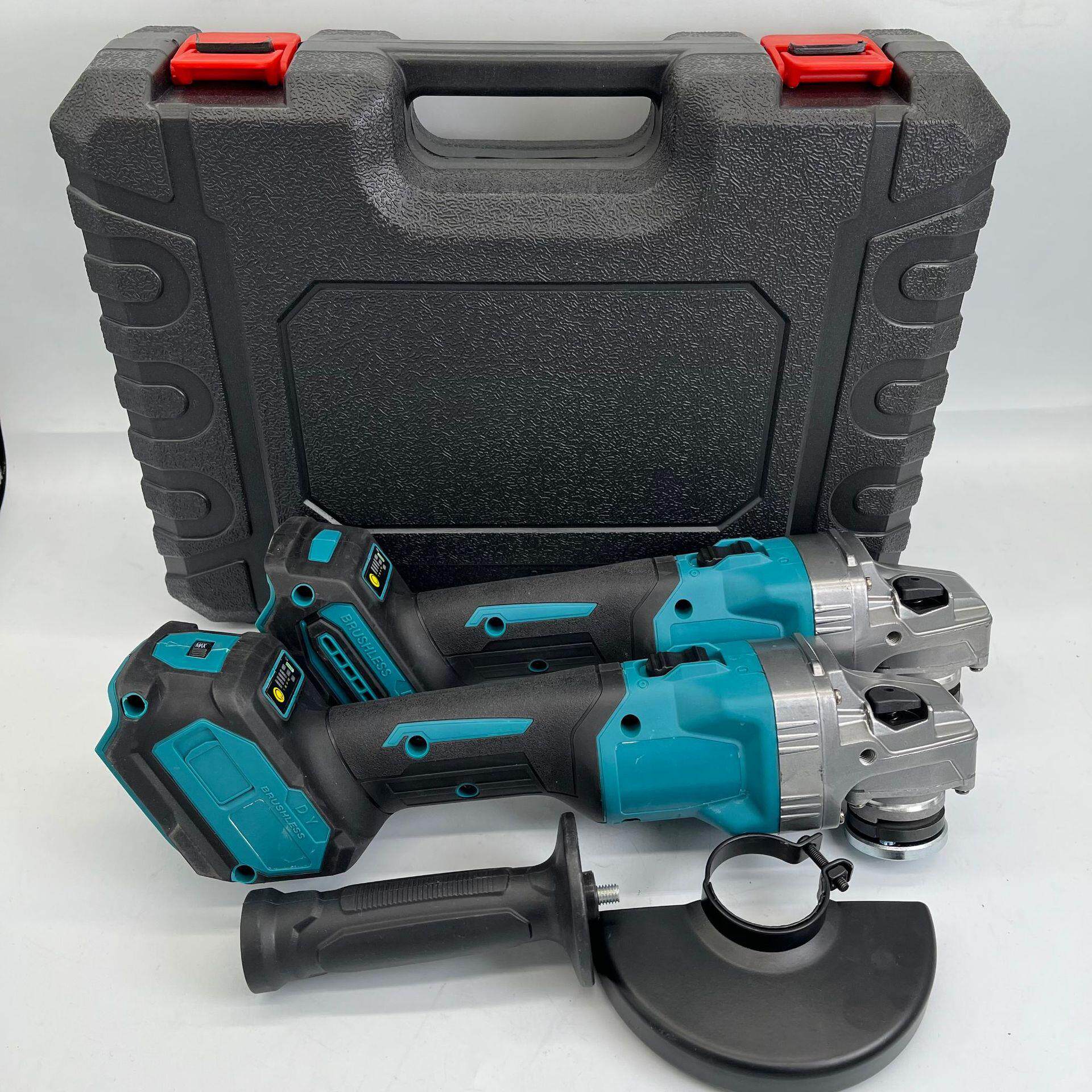 新款无刷充电式锂电角磨机多功能切割机手砂轮无线抛光机电动工具