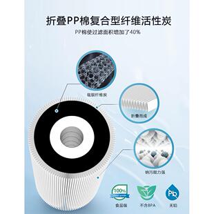 桑湿泽AF成大1通法0寸2寸0复合维炭活性滤芯胖C蓝31614瓶型白纤瓶
