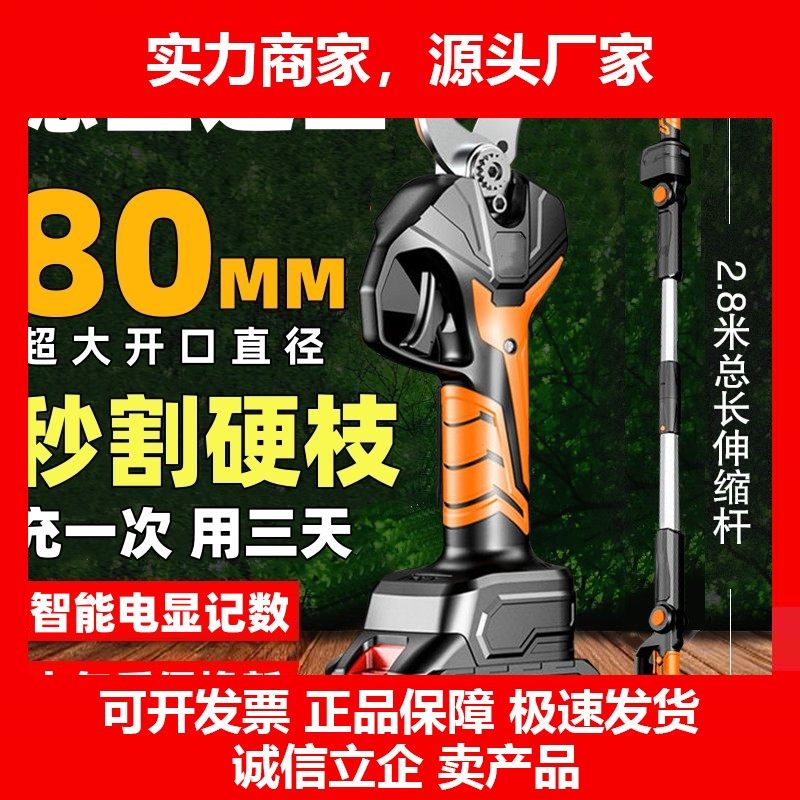 德国十大品牌电动剪刀果园修枝剪强力电剪刀剪树枝电剪子无线锂电
