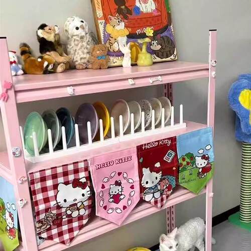 HelloKitty卡通猫窝厕所门帘