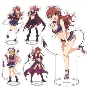 新款街角魔族 亚克力大立牌吉田优子 千代田桃 莉莉丝 莉子亚克力