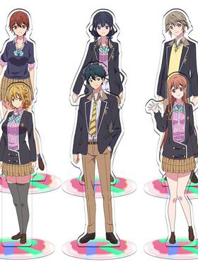 新款无缝夹层精雕政宗君的复仇R安达垣动漫周边谷子店精工立牌批