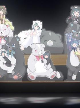 新款熊熊勇闯异世界2优奈Yuna菲娜Fina动漫周边亚克力长条组合小