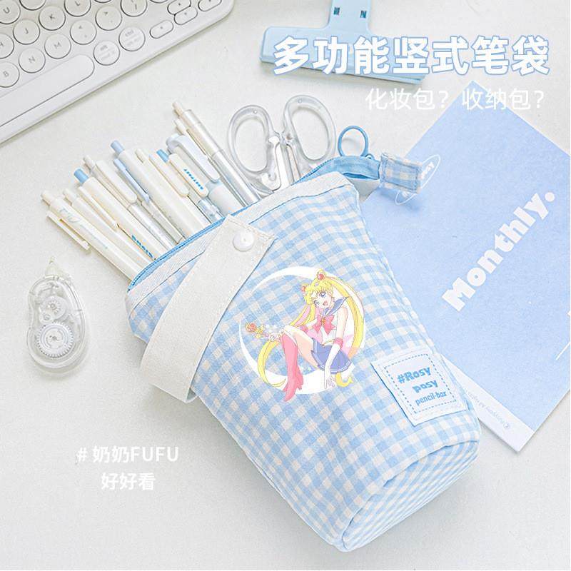 新款美少女战士笔袋大容量简约ins高颜值少女心铅笔盒学生女初中,文具电教/文化用品/商务用品,笔袋,淘宝优惠券,粉丝福利购,淘宝优惠卷