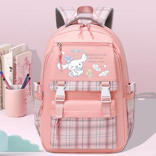 新款韩系玉桂狗书包ins女初中生儿童小学生三到六年级大容量JK双