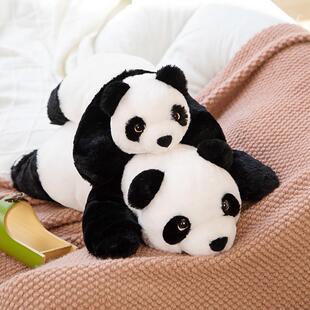 新款2024抖音同款趴款熊猫幼崽毛绒玩具公仔大号陪睡娃娃现货