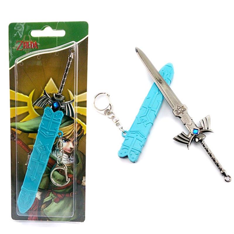 新款塞尔达刀剑匙扣2件套天空之剑传说带鞘王国之泪 大师剑周边产