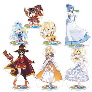 新款为美好的世界献上祝福惠惠动漫周边亚克力无缝夹层CNC內印立