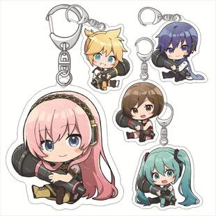 新款VOCALOID 虚拟歌手 亚克力钥匙扣 初音未来 虚拟歌姬 亚克力