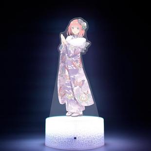 新款全四套五等分花嫁新娘3中野三玖动漫周边谷子店小夜灯产品批