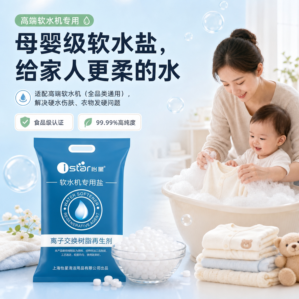 怡星软水盐软水机专用盐图片