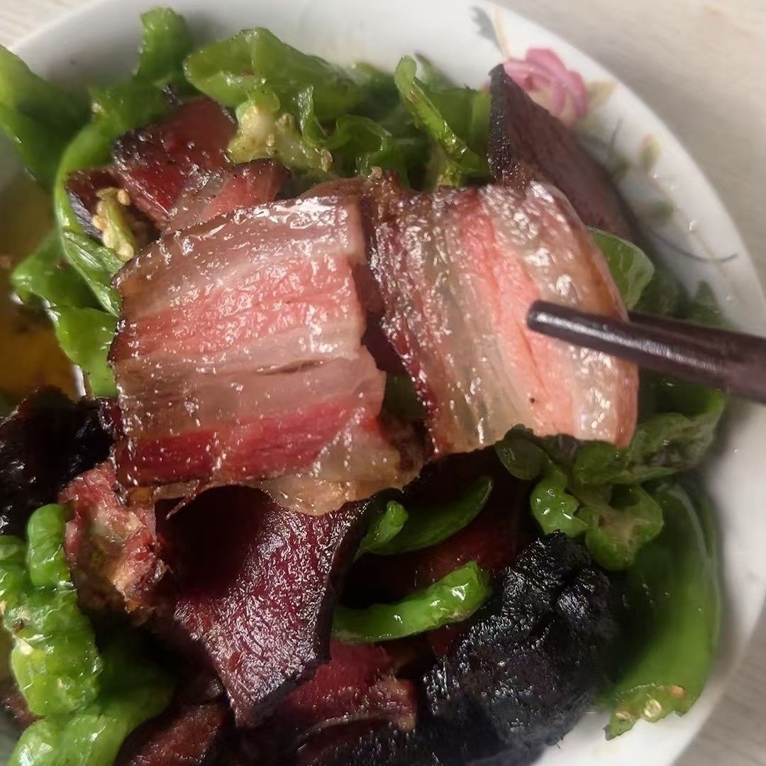 柏芝树烟熏腊肉五花肉昭通特产农家自制云南咸肉腌肉后腿偏瘦腊