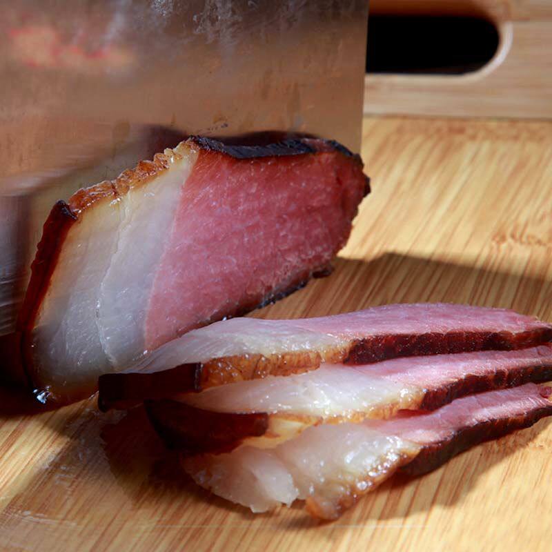 商用柴火烟熏腊肉五花肉昭通特产农家自制云南咸肉腌肉后腿偏瘦腊