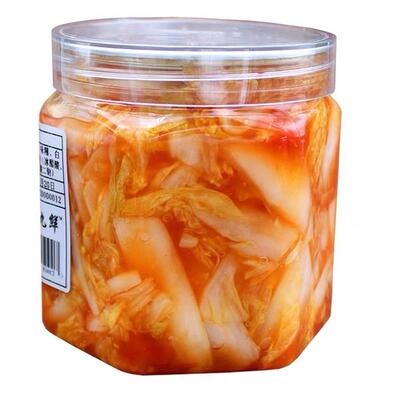 亚九鲜韩式泡菜 一罐500g 酸辣爽口 嚼劲爽快 新鲜食材 搭粥下饭
