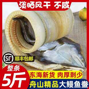 新货超大号海鳗干淡晒整条宁波舟山鳗鲞大海鳗鱼干东海本地风鳗干