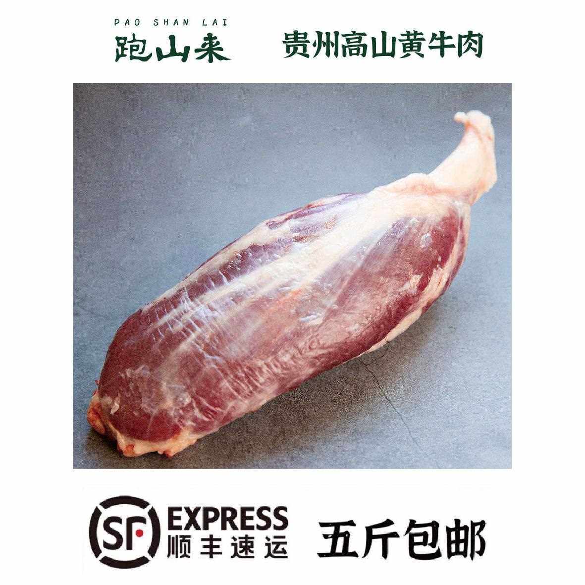 跑山来贵州黄牛牛小腱500g 放养金钱腱牛腱子前小腱卤牛肉卤牛腱