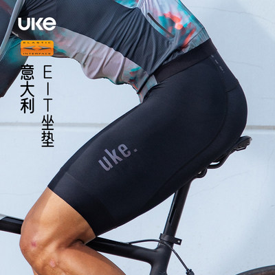 UKE骑行裤男子EIT双箭头坐垫背带短裤春夏新款公路自行车运动B010