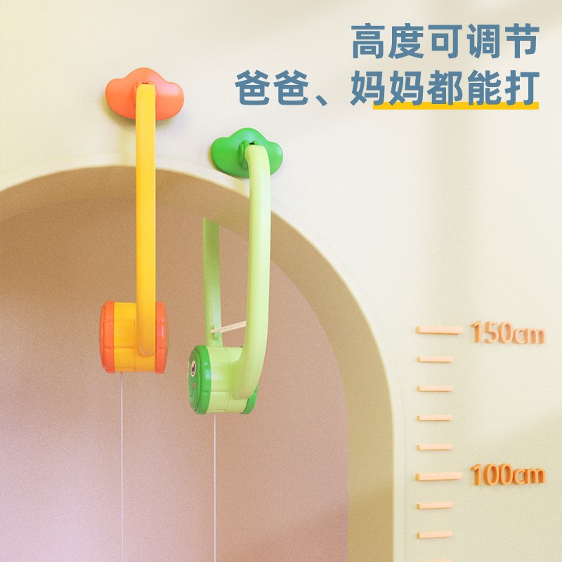 速发儿童悬挂式乒乓球羽毛球训练器室内运动-6岁8男孩益智球类玩