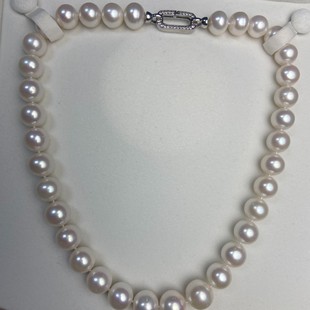 淡水无核珍珠12-13mm大点位珍珠项链S925银 M2516999