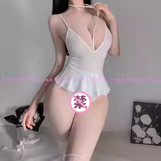 薄款情侣大码蕾丝交襟高级感睡裙