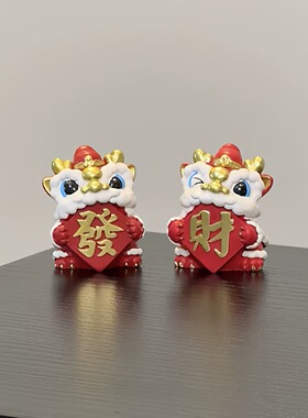 醒狮摆件2026马年吉祥物