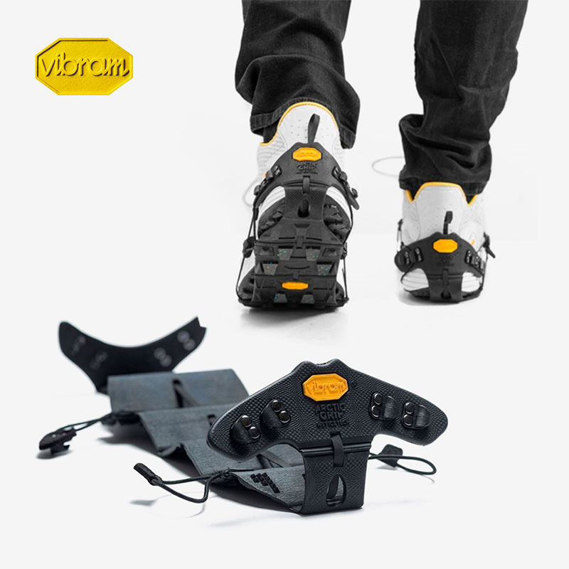 vibram户外登山湿冰止滑鞋套