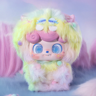Q宝毛绒Q.Kid幻彩宇宙波纯真摇粒绒吊卡手办潮玩公仔礼物