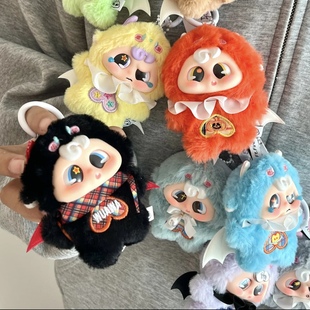 包邮乌阿娃姐姐妹妹抓娃娃pippy小恶魔毛绒盲盒挂件潮玩可爱