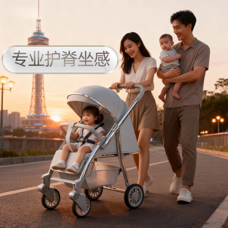 童驰家婴儿推车双向推行遮阳透气