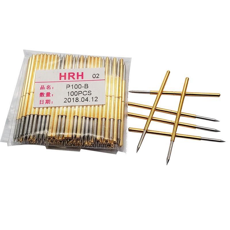 热卖 探针PCB测试针P100-H2 B1 J E D F T Q2 烧录顶针直径1.6MM