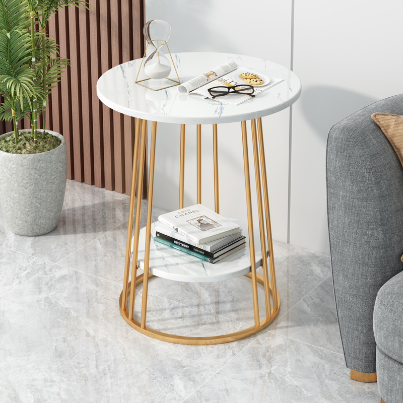 小桌子家用客厅现代简约床头桌简易轻奢创意小圆桌北欧阳台小茶几