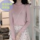 长袖 通勤风圆领毛衣女2026春季 显瘦温柔韩系风套头针织衫 修身 新款