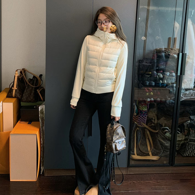 2025秋冬新款简约时尚连帽羽绒服