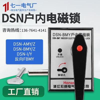 户内高压电磁锁DSN-BMY/BMZ/AMY/AMZ反向FBMY配电柜变压器门锁IY