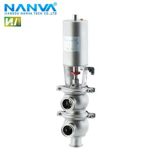 全不锈钢气动换向阀流量调节阀卫生级快装卡箍卡套连接304316