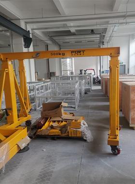 单梁式龙起重机2吨门龙架小型供应高度升降电动门无轨门吊IRW5吨